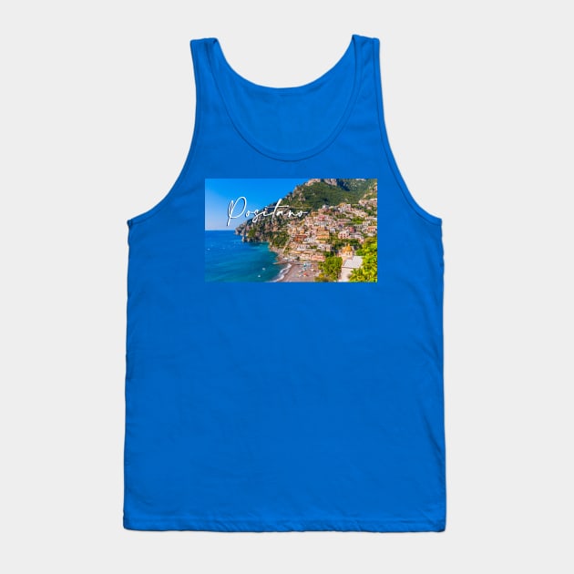 Positano town Tank Top by Maxsomma